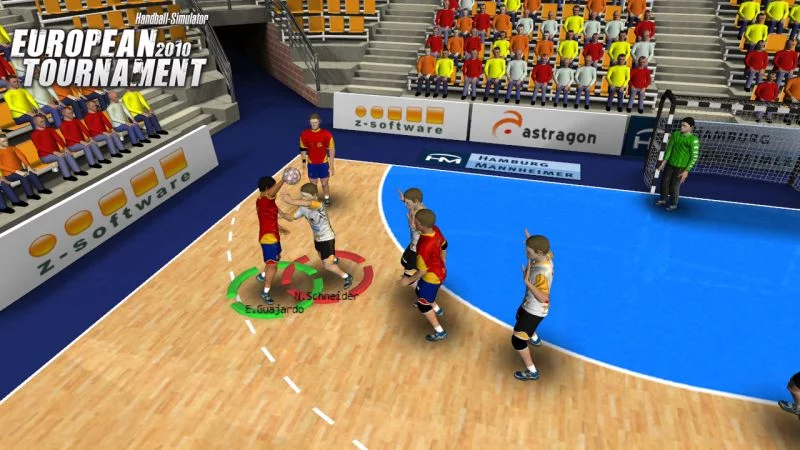 Изображение игры: Handball Simulator: European Tournament 2010