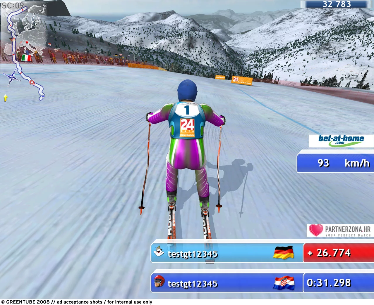Изображение игры: Ski Challenge 09