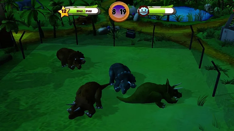 Изображение игры: My Jurassic Farm