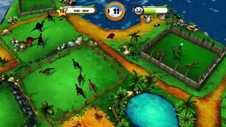 Изображение игры: My Jurassic Farm