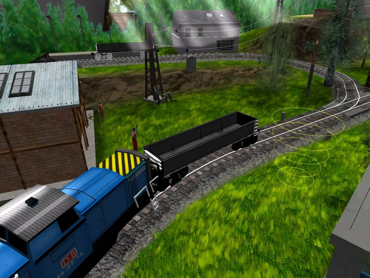 Изображение игры: Rail Runner 3D