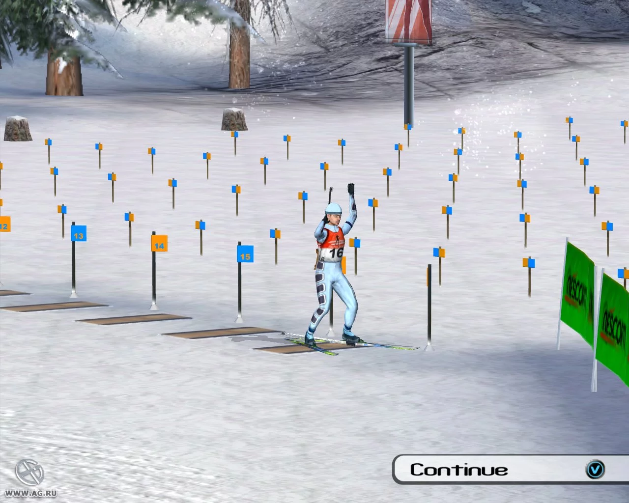 Изображение игры: RTL Biathlon 2007