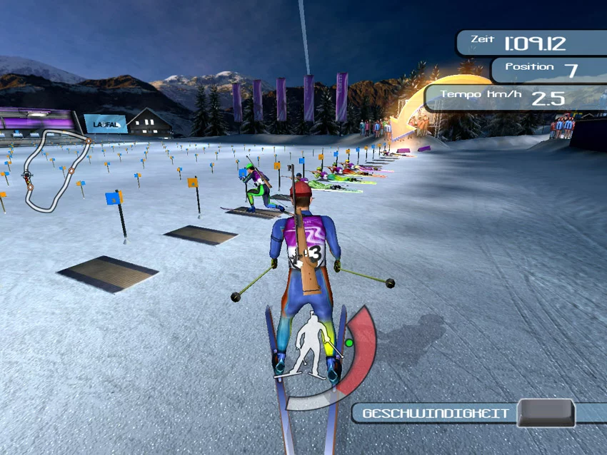 Изображение игры: RTL Biathlon 2007