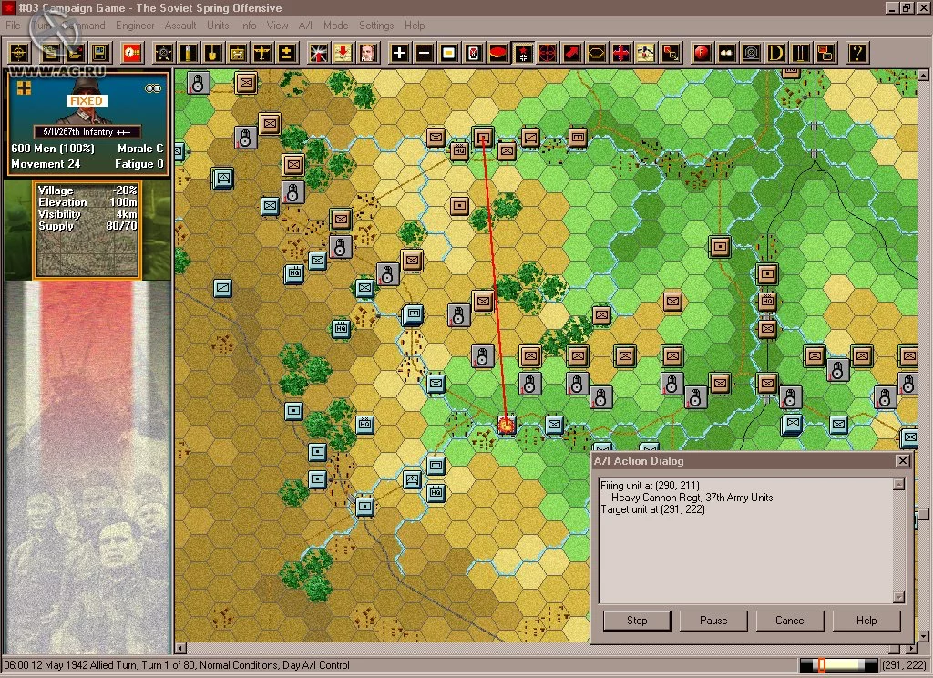 Изображение игры: Panzer Campaigns: Kharkov '42