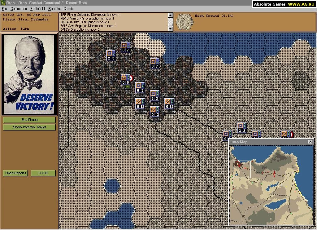 Изображение игры: Combat Command 2: Desert Rats