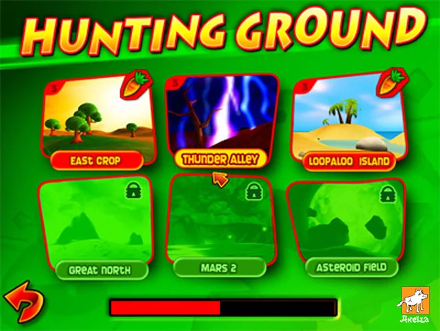 Изображение игры: Rocket Rabbit