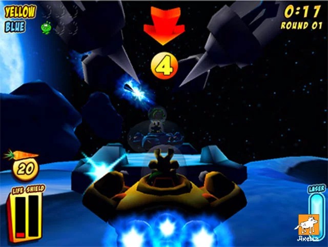 Изображение игры: Rocket Rabbit