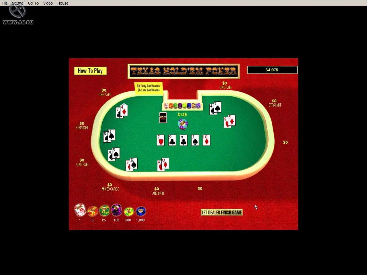 Изображение игры: Texas Hold 'Em with 500 Slots