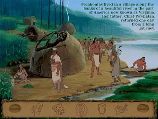 Изображение игры: Disney's Animated Storybook: Pocahontas
