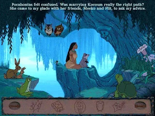 Изображение игры: Disney's Animated Storybook: Pocahontas
