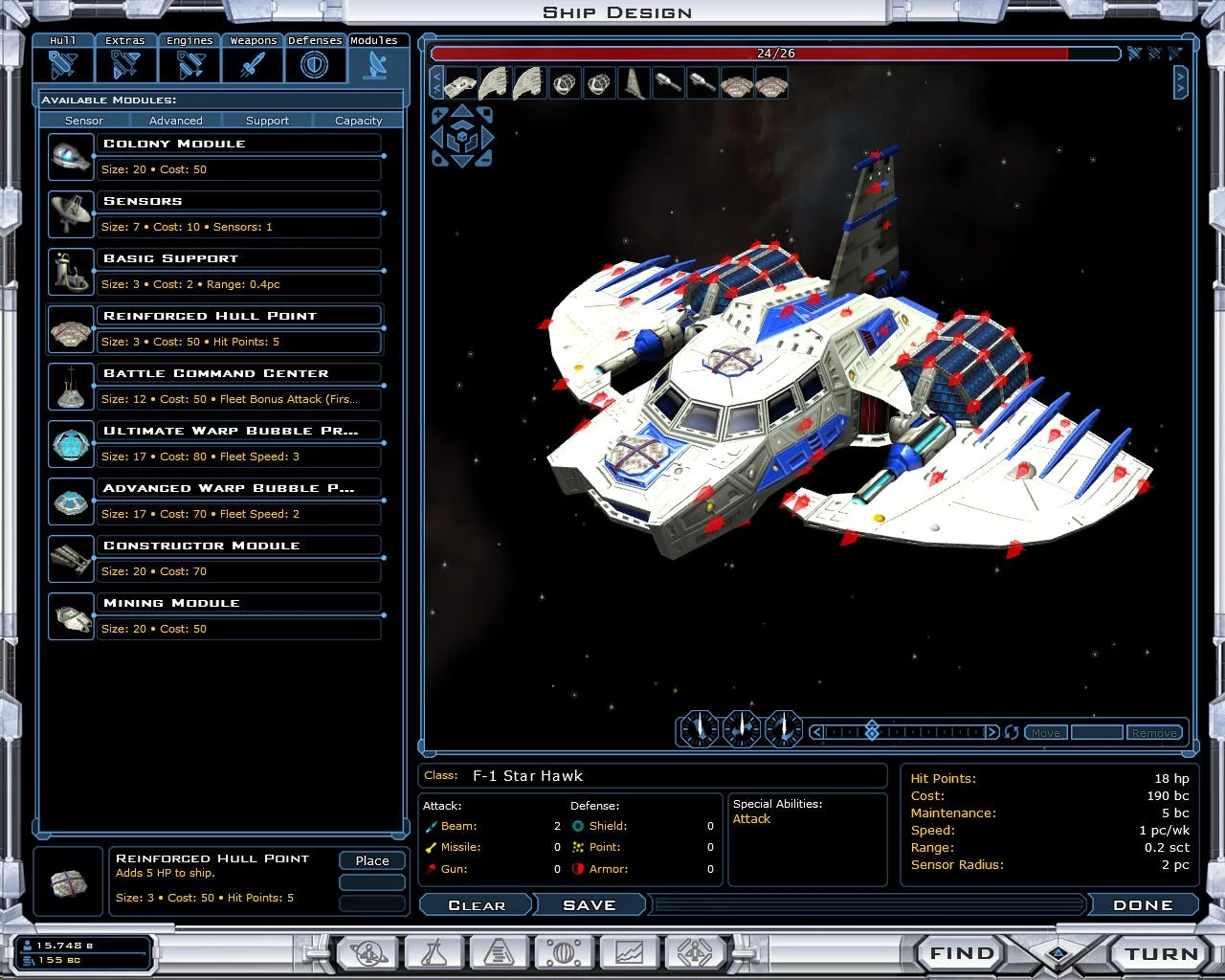 Изображение игры: Galactic Civilizations II: Twilight of the Arnor