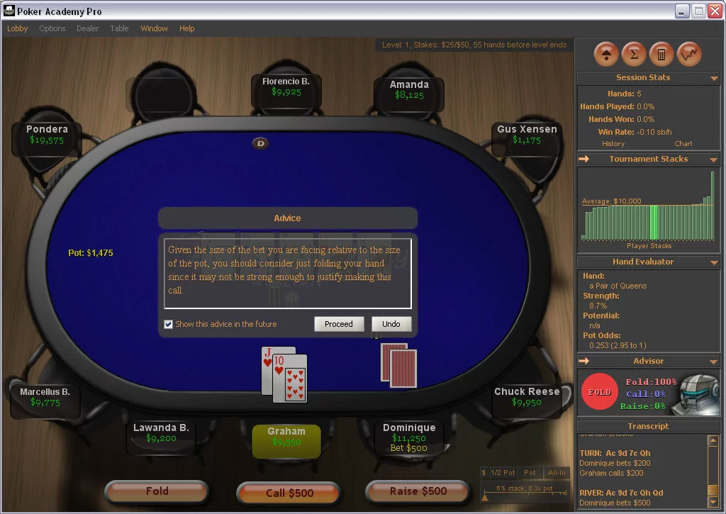 Изображение игры: Poker Academy: Texas Hold'em