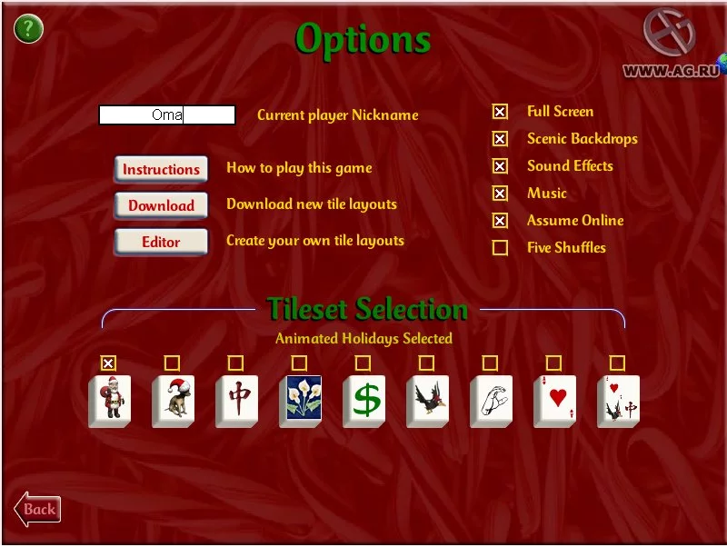 Изображение игры: Mahjong Holidays 2