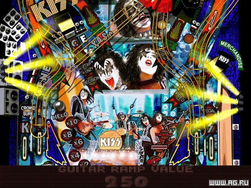 Изображение игры: KISS Pinball