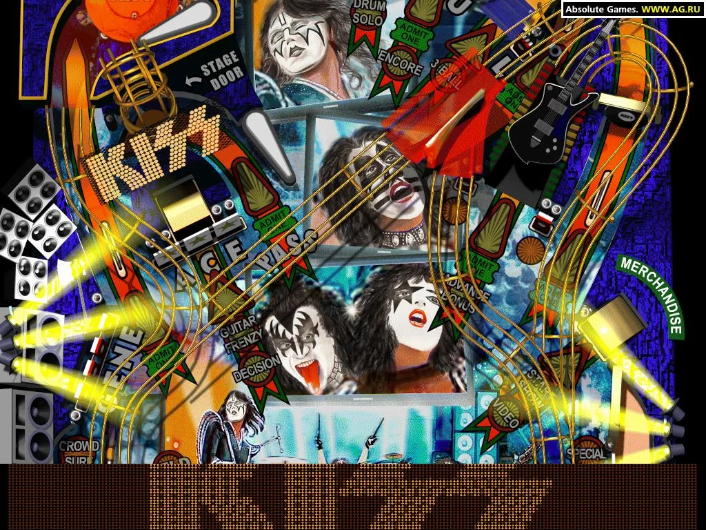Изображение игры: KISS Pinball