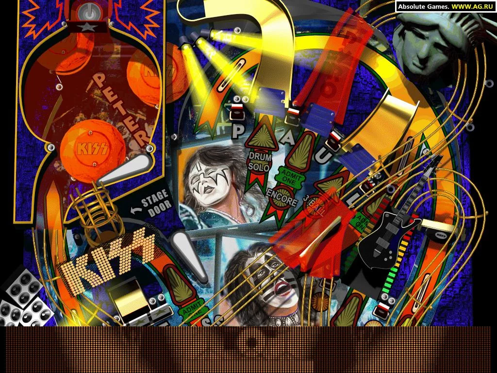 Изображение игры: KISS Pinball