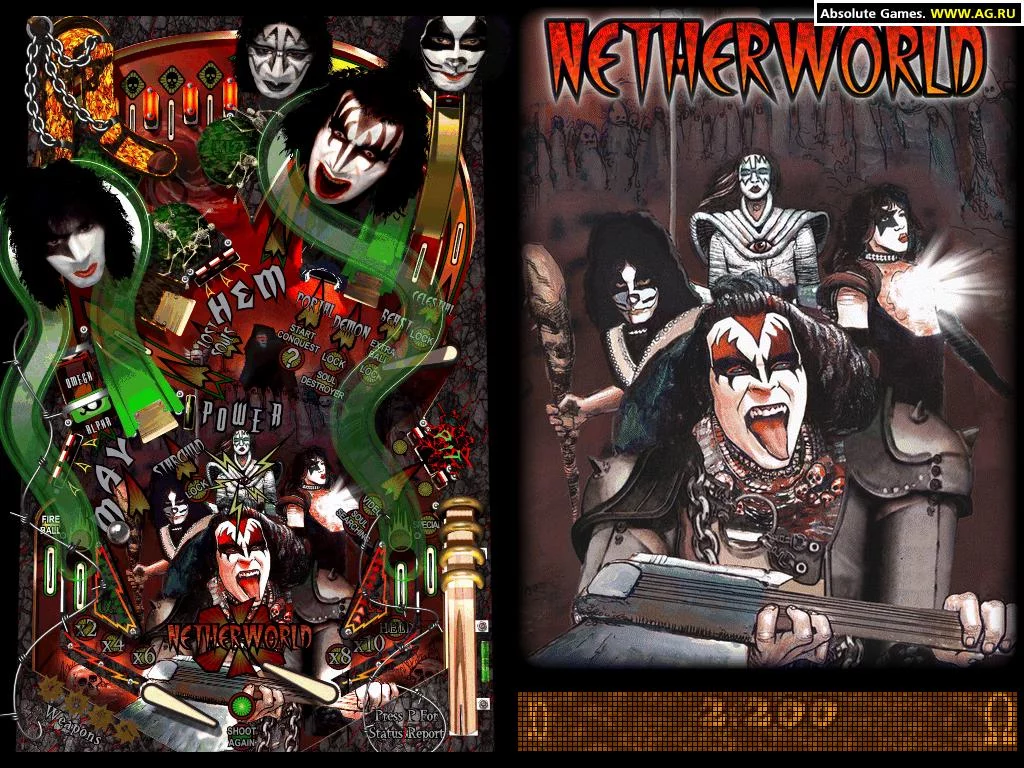 Изображение игры: KISS Pinball