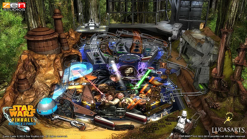 Изображение игры: Star Wars Pinball: Balance of the Force