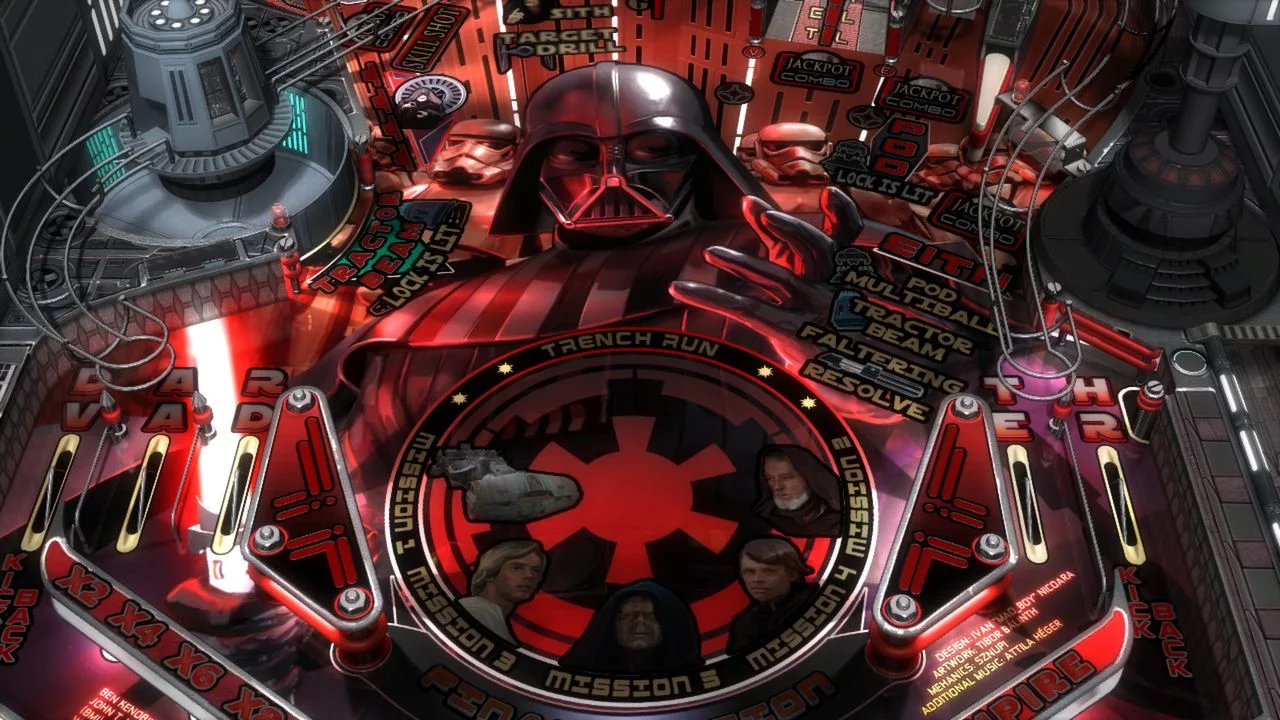 Изображение игры: Star Wars Pinball: Balance of the Force