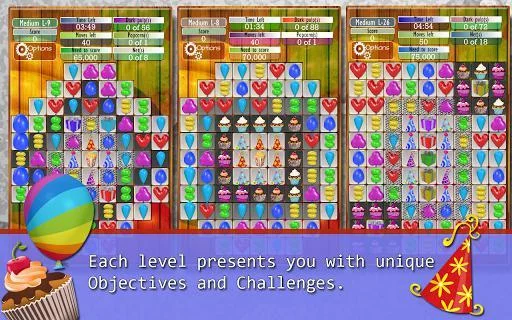 Изображение игры: Balloon Drops - Match 3 puzzle