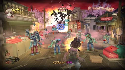 Изображение игры: Zombie Panic in Wonderland