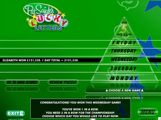 Изображение игры: Pat Sajak's Lucky Letters Deluxe