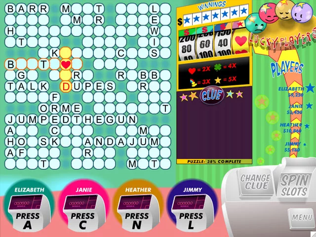 Изображение игры: Pat Sajak's Lucky Letters Deluxe
