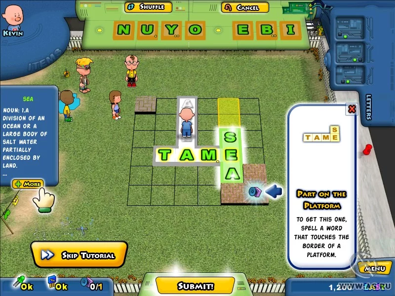 Изображение игры: LexVenture: A Crossword Caper