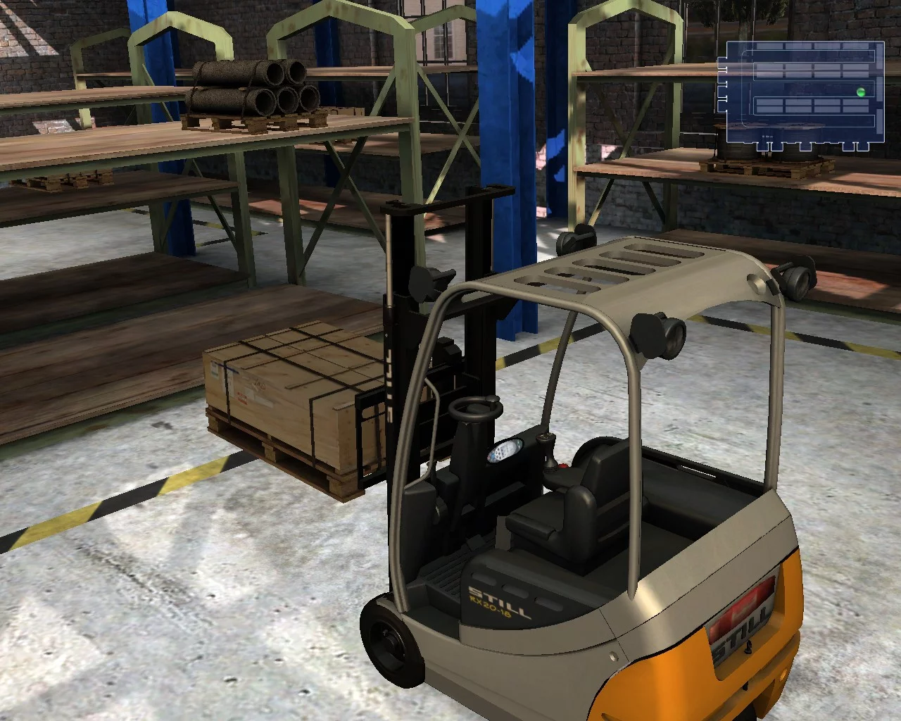 Изображение игры: Forklift Truck Simulator 2009