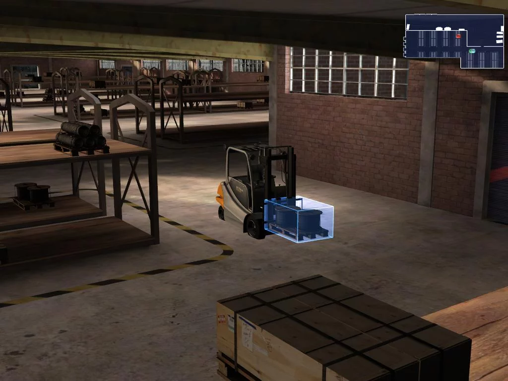 Изображение игры: Forklift Truck Simulator 2009
