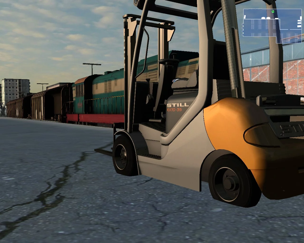 Изображение игры: Forklift Truck Simulator 2009