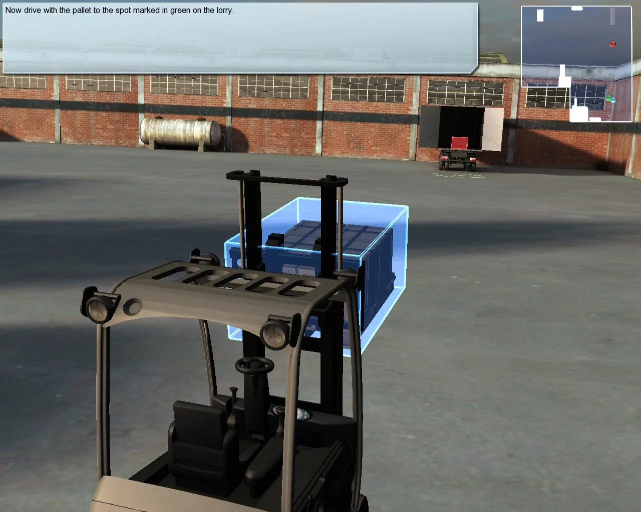 Изображение игры: Forklift Truck Simulator 2009