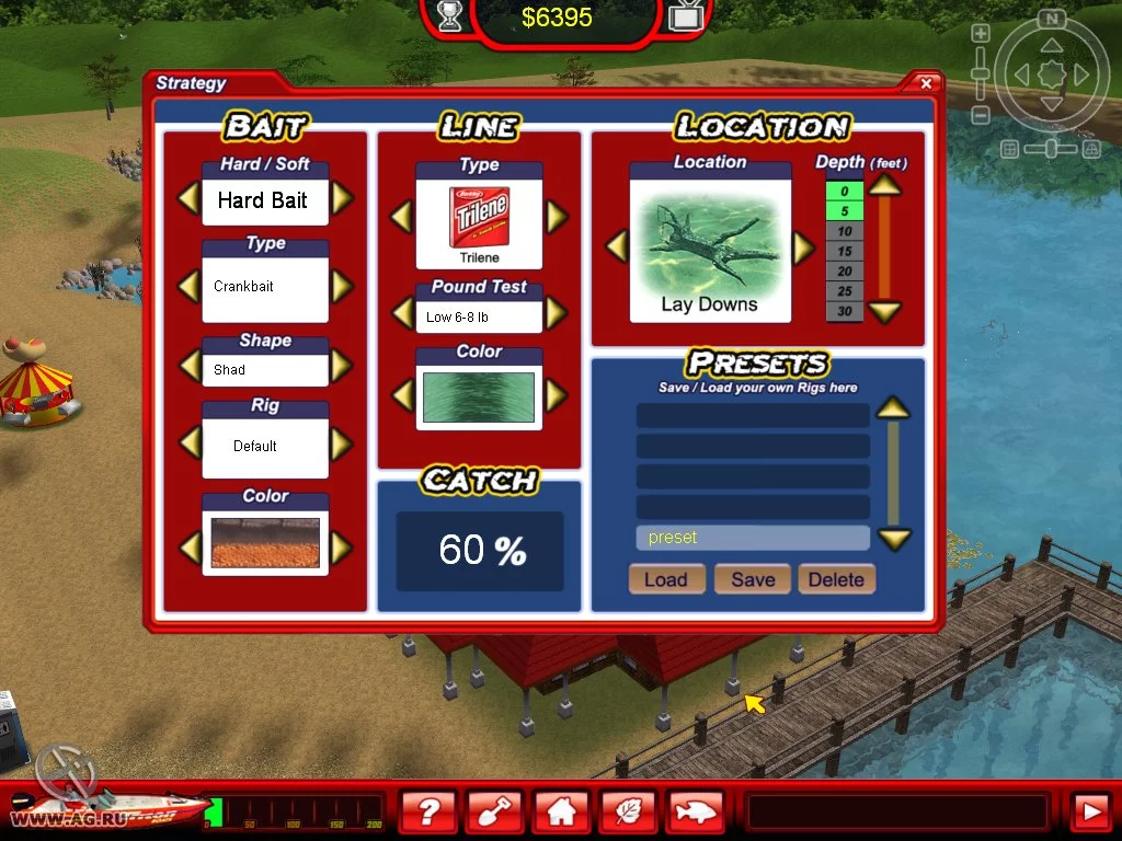 Изображение игры: Berkley Bass Tournament Tycoon