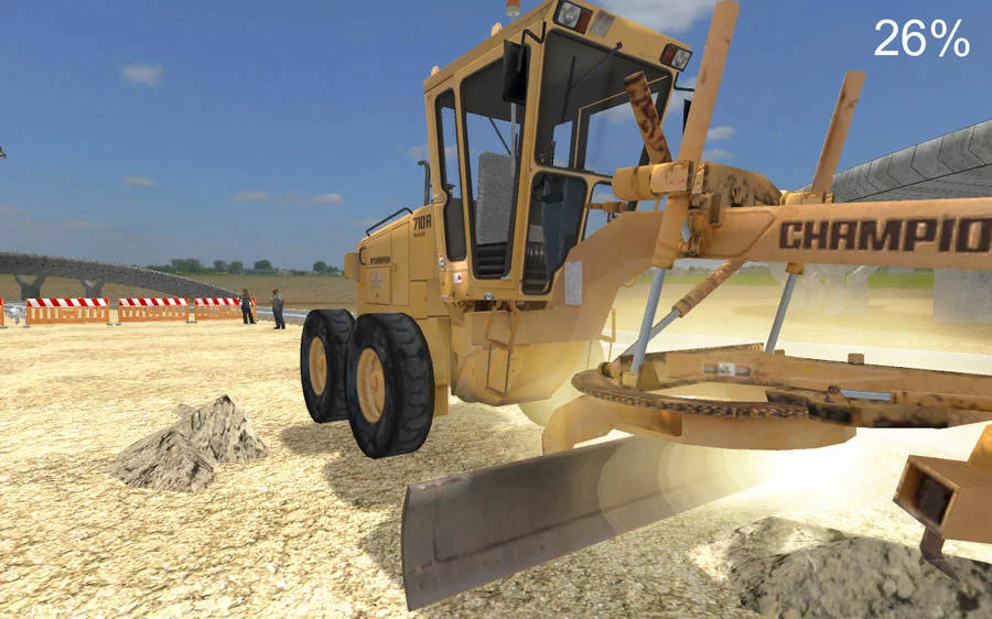 Изображение игры: Road Works Simulator