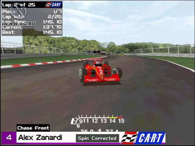 Изображение игры: CART Precision Racing