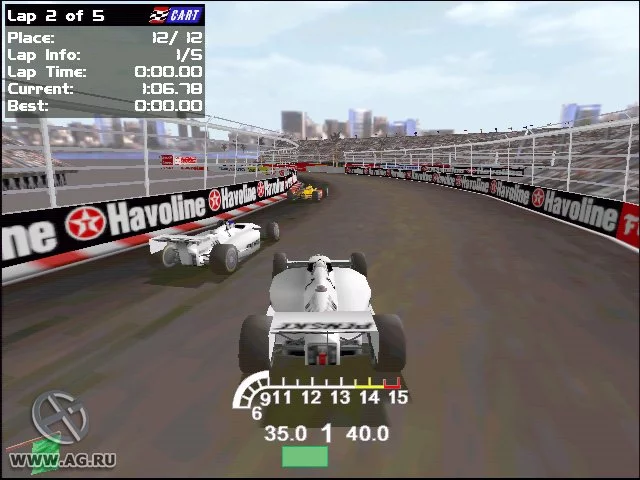 Изображение игры: CART Precision Racing