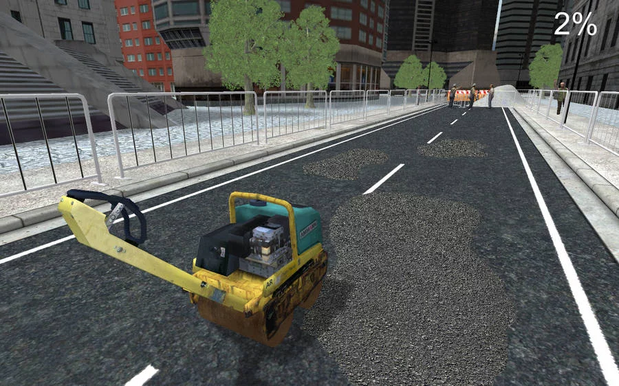 Изображение игры: Road Works Simulator