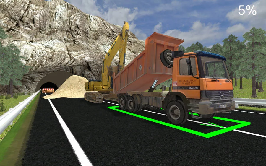 Изображение игры: Road Works Simulator