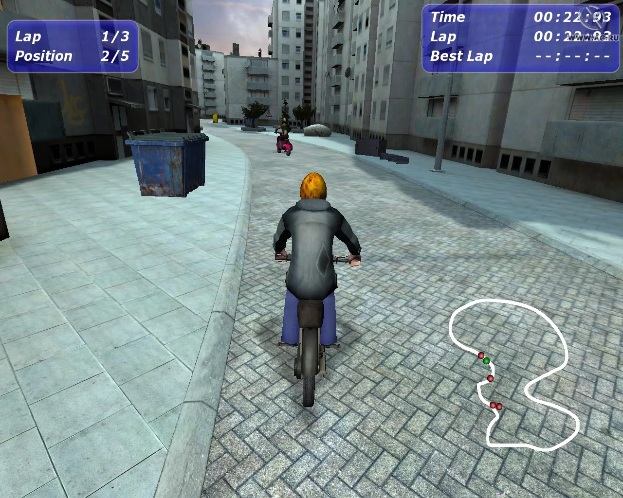 Изображение игры: Mofa Racer