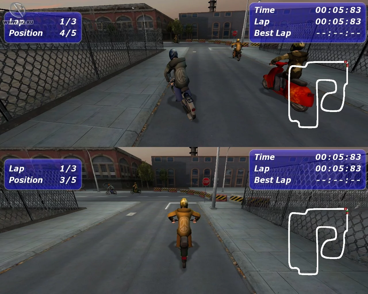 Изображение игры: Mofa Racer