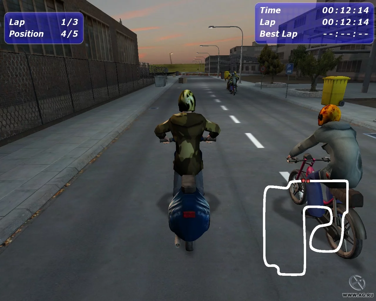 Изображение игры: Mofa Racer