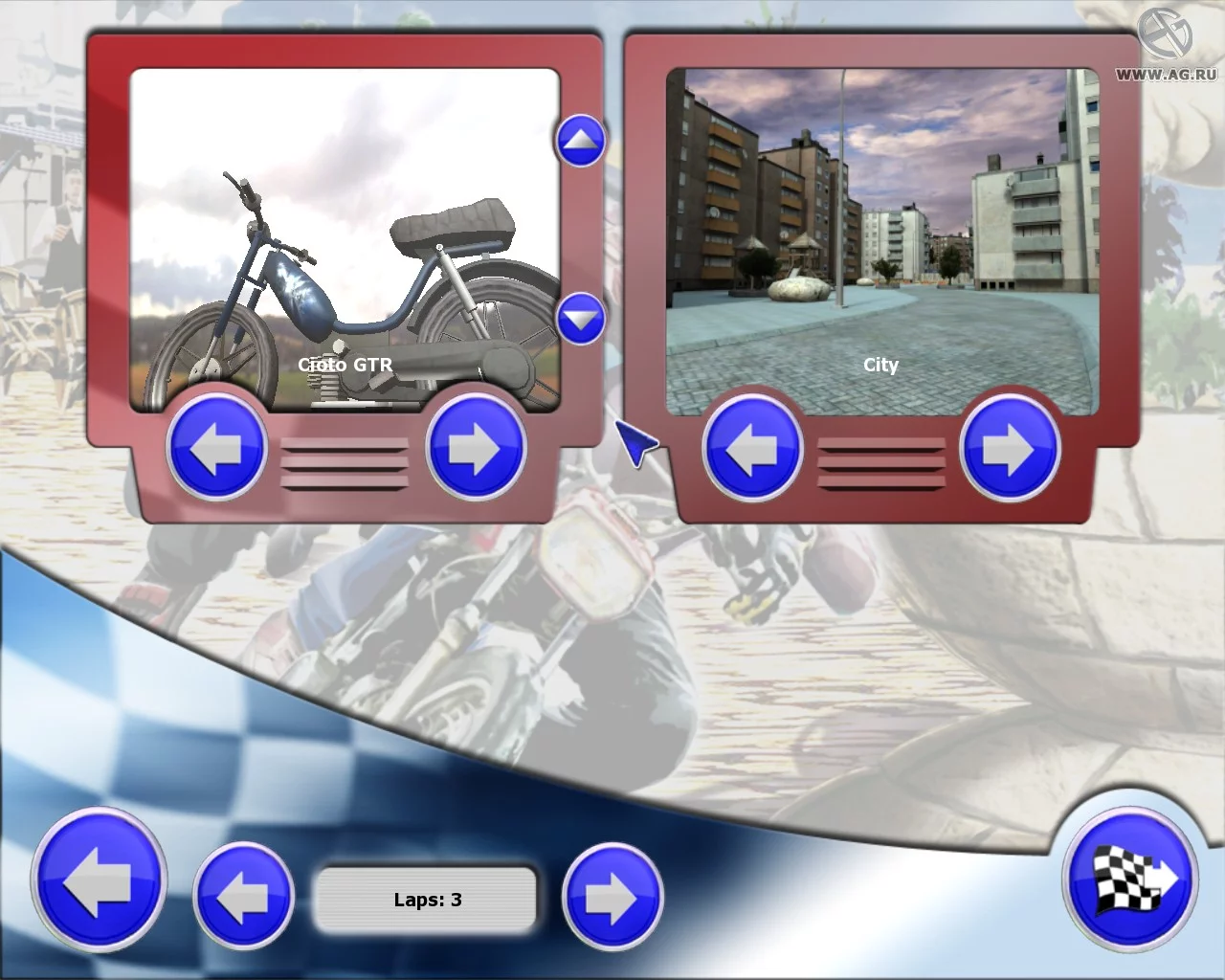 Изображение игры: Mofa Racer