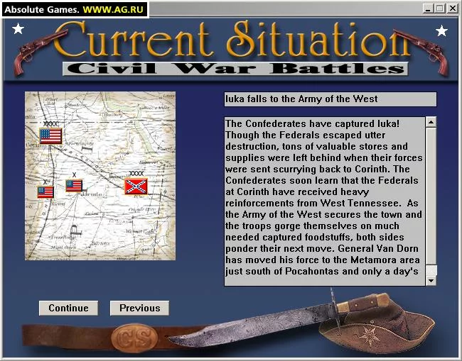 Изображение игры: Civil War Battles: Campaign Corinth