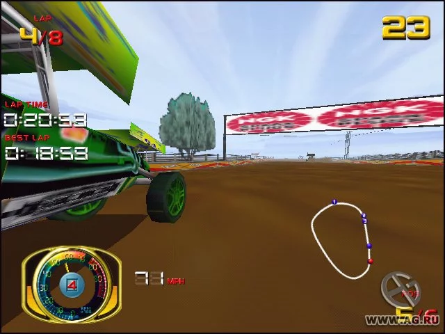 Изображение игры: Sprint Car Racing