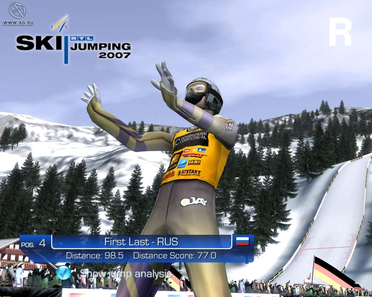 Изображение игры: RTL Ski Jumping 2007
