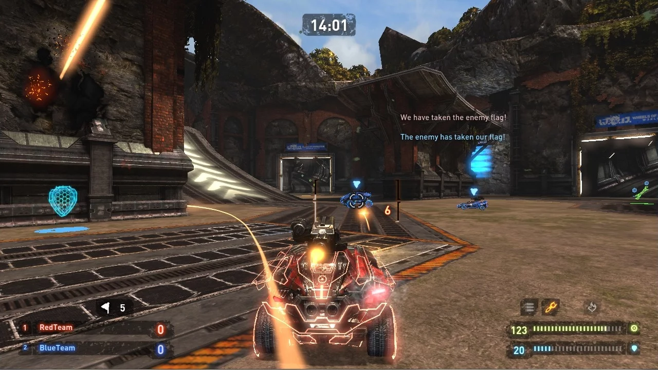 Изображение игры: Wheels of Destruction: World Tour