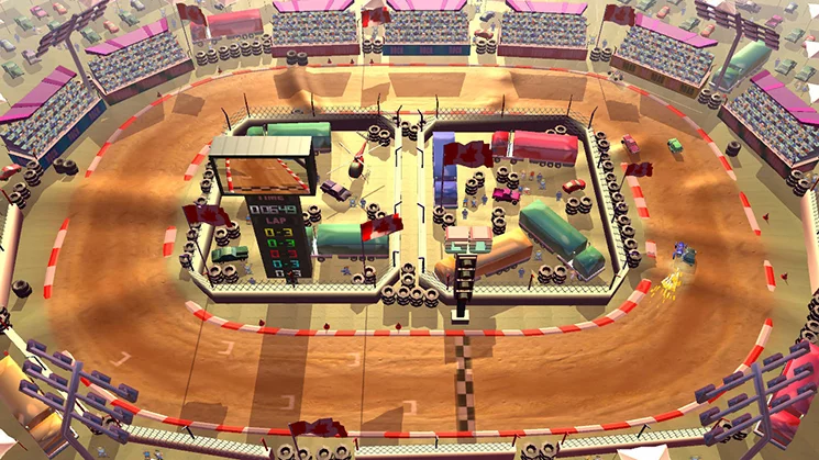 Изображение игры: Rock 'N Racing Off Road