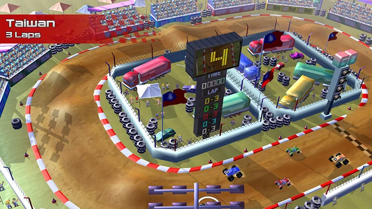 Изображение игры: Rock 'N Racing Off Road
