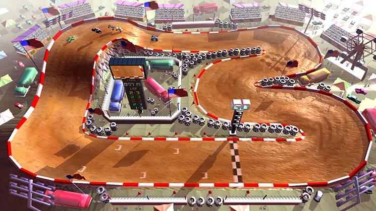 Изображение игры: Rock 'N Racing Off Road
