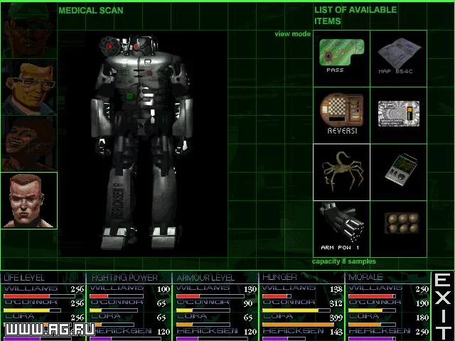 Изображение игры: Aliens: A Comic Book Adventure